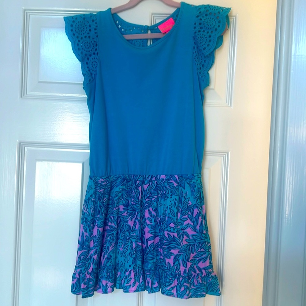 Lilly Pulitzer Girls romper/skort size 6/7💖💙